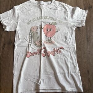 Valentine’s Day Teacher T-shirt small My class is full of sweethearts vintage